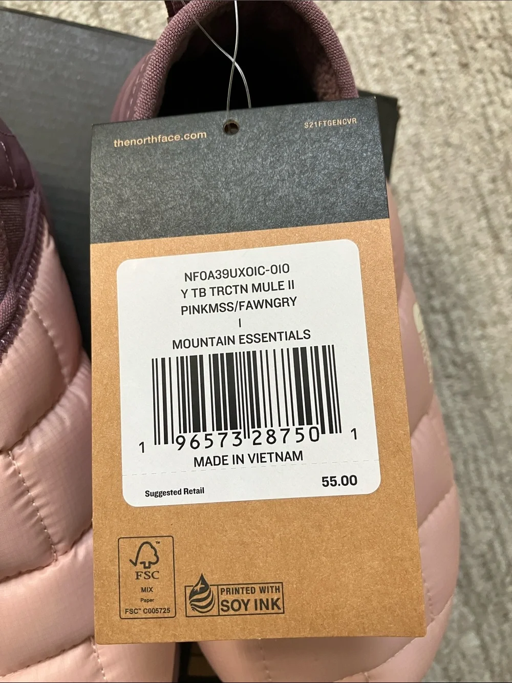 The North Face cozy quilted